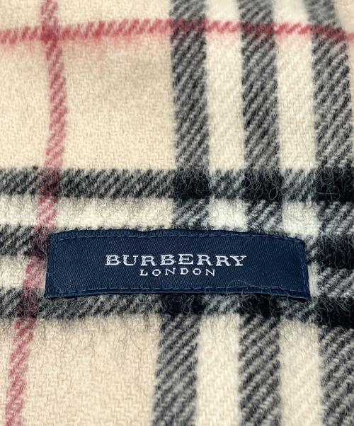 BURBERRY LONDON（バーバリーロンドン）BURBERRY LONDON (バーバリーロンドン) マフラー ベージュの古着・服飾アイテム