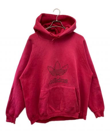 中古・古着通販】adidas (アディダス) パーカー レッド サイズ:XL