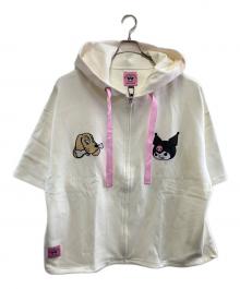 GALFY（ガルフィー）の古着「ジップパーカー」｜ホワイト