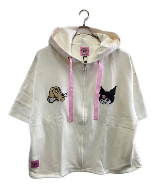 GALFY（ガルフィー）GALFY (ガルフィー) ジップパーカー ホワイト サイズ:XL 未使用品の古着・服飾アイテム