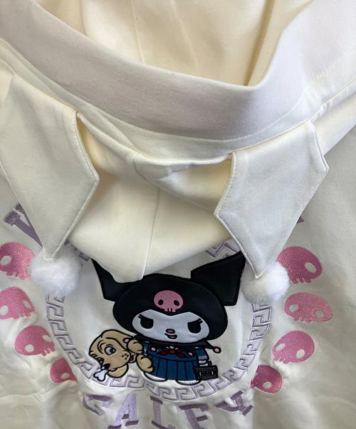 GALFY（ガルフィー）GALFY (ガルフィー) ジップパーカー ホワイト サイズ:XL 未使用品の古着・服飾アイテム