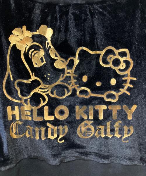 CANDY GALFY（キャンディーガルフィー）CANDY GALFY (キャンディーガルフィー) HELLO KITTY (ハローキティ) セットアップ ゴールド×ブラック サイズ:F 未使用品の古着・服飾アイテム