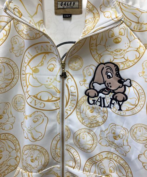 GALFY（ガルフィー）GALFY (ガルフィー) セットアップ ゴールド×ホワイト サイズ:XLの古着・服飾アイテム