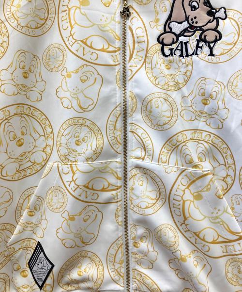GALFY（ガルフィー）GALFY (ガルフィー) セットアップ ゴールド×ホワイト サイズ:XLの古着・服飾アイテム