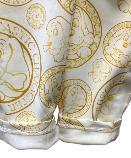 GALFY（ガルフィー）GALFY (ガルフィー) セットアップ ゴールド×ホワイト サイズ:XLの古着・服飾アイテム