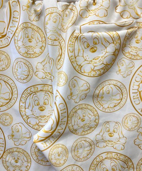 GALFY（ガルフィー）GALFY (ガルフィー) セットアップ ゴールド×ホワイト サイズ:XLの古着・服飾アイテム