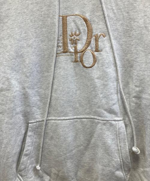 Dior（ディオール）DIOR (ディオール) ERL (イーアールエル) プルオーバーパーカー グレー サイズ:X3Lの古着・服飾アイテム