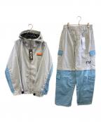 PALEDUSK×BADBOYペイルダスク×バッドボーイ）の古着「セットアップ」｜グレー×ブルー