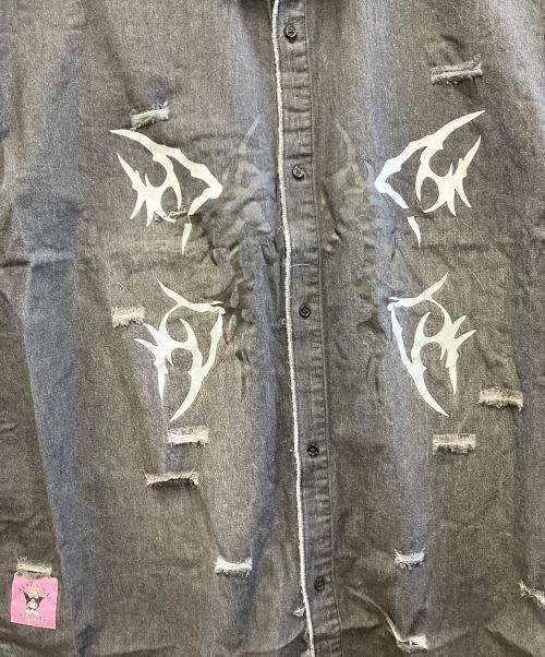 クロミ（クロミ）クロミ (クロミ) GALFY (ガルフィー) 半袖シャツ グレー サイズ:XL 未使用品の古着・服飾アイテム