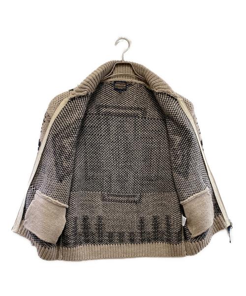 PENDLETON（ペンドルトン）PENDLETON (ペンドルトン) 厚手カーディガン ベージュ サイズ:Sの古着・服飾アイテム