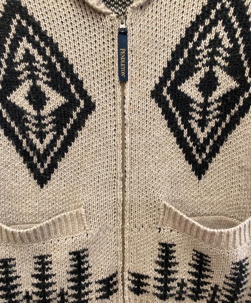 PENDLETON（ペンドルトン）PENDLETON (ペンドルトン) 厚手カーディガン ベージュ サイズ:Sの古着・服飾アイテム