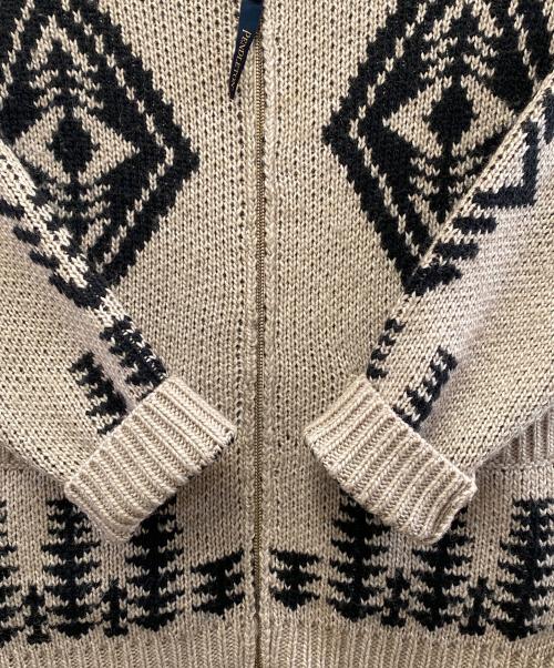PENDLETON（ペンドルトン）PENDLETON (ペンドルトン) 厚手カーディガン ベージュ サイズ:Sの古着・服飾アイテム