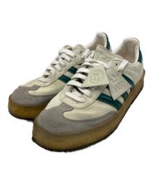 adidas×RONNIE FIEG×CLARKS（アディダス×ロニー・フィグ×クラークス）の古着「Samba White/Green」｜グリーン×ホワイト
