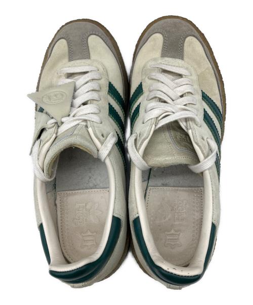 adidas（アディダス）adidas (アディダス) Ronnie Fieg (ロニー・フィグ) Clarks (クラークス) Samba White/Green グリーン×ホワイト サイズ:26の古着・服飾アイテム