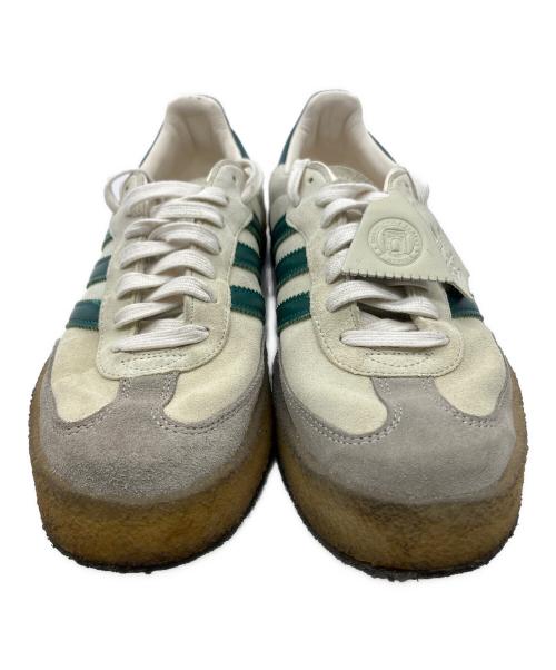 adidas（アディダス）adidas (アディダス) Ronnie Fieg (ロニー・フィグ) Clarks (クラークス) Samba White/Green グリーン×ホワイト サイズ:26の古着・服飾アイテム