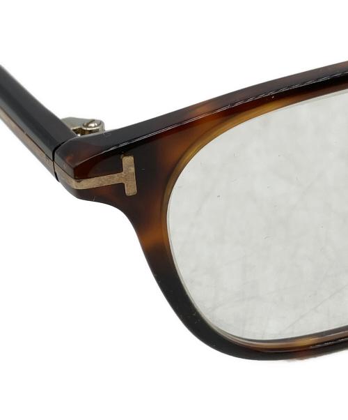 TOM FORD（トムフォード）TOM FORD (トムフォード) 伊達眼鏡 ブラウン サイズ:52□18の古着・服飾アイテム
