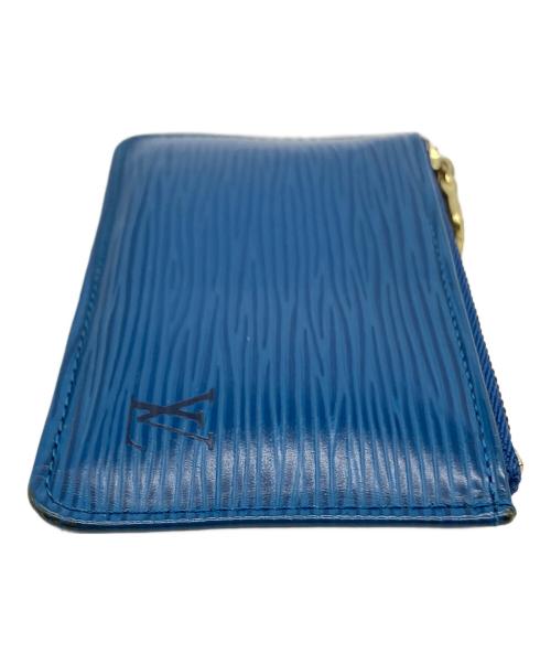 LOUIS VUITTON（ルイ ヴィトン）LOUIS VUITTON (ルイ ヴィトン) エピ ポシェットクレ ブルーの古着・服飾アイテム
