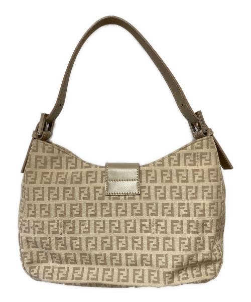 FENDI（フェンディ）FENDI (フェンディ) ワンショルダーバッグ ベージュの古着・服飾アイテム