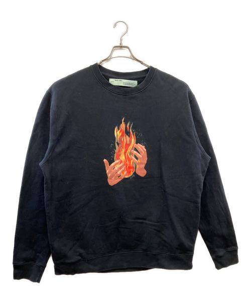 OFFWHITE（オフホワイト）OFFWHITE (オフホワイト) スウェット ブラック サイズ:XXLの古着・服飾アイテム