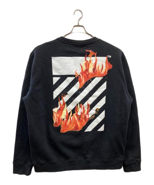 OFFWHITE（オフホワイト）OFFWHITE (オフホワイト) スウェット ブラック サイズ:XXLの古着・服飾アイテム