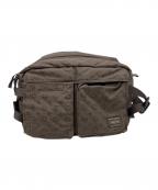 HEAD PORTERヘッドポーター）の古着「ウエストバッグ」｜ブラウン