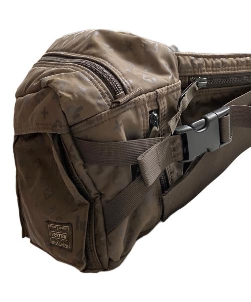 HEAD PORTER（ヘッドポーター）HEAD PORTER (ヘッドポーター) ウエストバッグ ブラウンの古着・服飾アイテム
