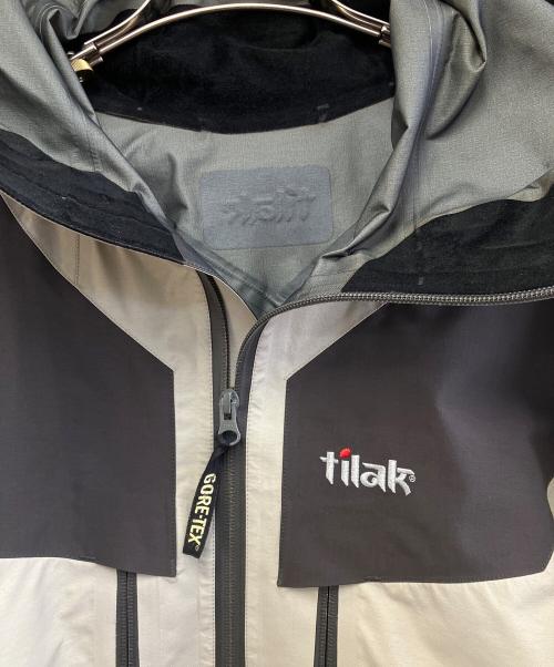 tilak（ティラック）TILAK (ティラック) マウンテンパーカー ベージュ×グレー サイズ:Mの古着・服飾アイテム