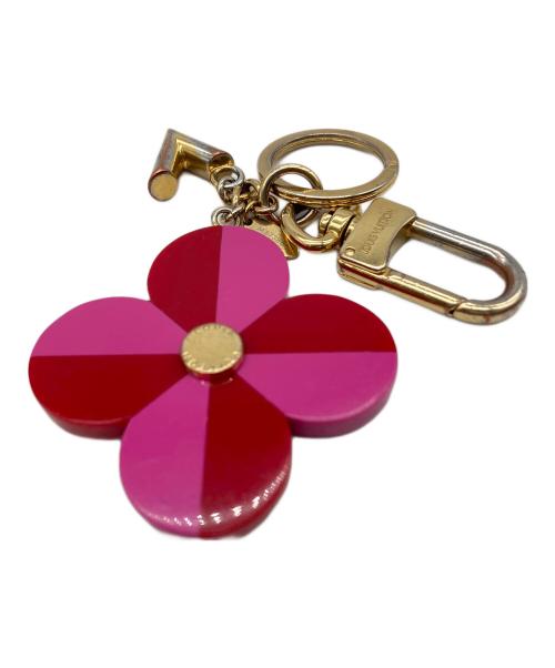 LOUIS VUITTON（ルイ ヴィトン）LOUIS VUITTON (ルイ ヴィトン) フラワーチャーム ピンク×レッドの古着・服飾アイテム