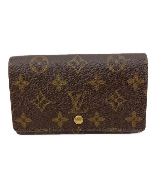 LOUIS VUITTON（ルイ ヴィトン）LOUIS VUITTON (ルイ ヴィトン) ポルトモネ・ビエ・トレゾール ブラウンの古着・服飾アイテム