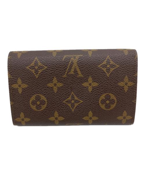 LOUIS VUITTON（ルイ ヴィトン）LOUIS VUITTON (ルイ ヴィトン) ポルトモネ・ビエ・トレゾール ブラウンの古着・服飾アイテム