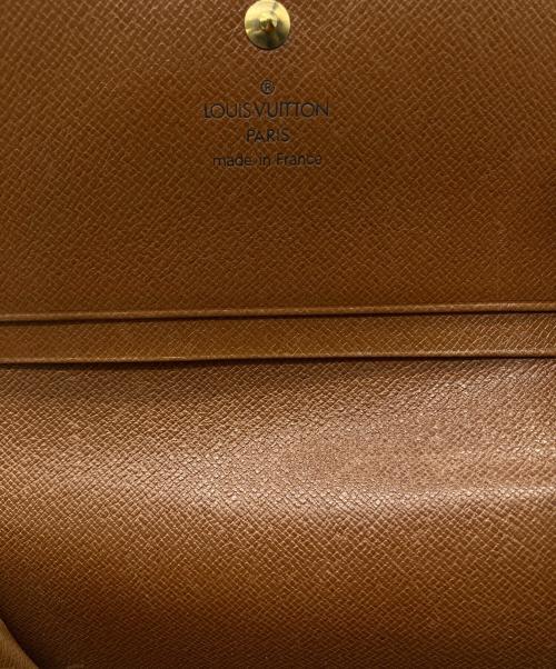 LOUIS VUITTON（ルイ ヴィトン）LOUIS VUITTON (ルイ ヴィトン) ポルトモネ・ビエ・トレゾール ブラウンの古着・服飾アイテム