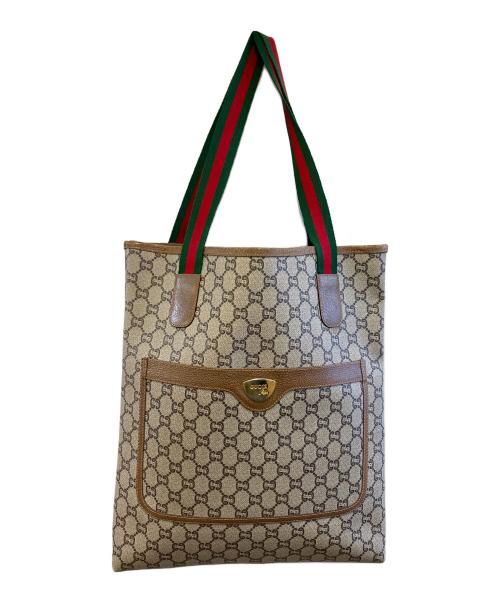 GUCCI PLUS（グッチ プラス）GUCCI PLUS (グッチ プラス) トートバッグ ベージュの古着・服飾アイテム