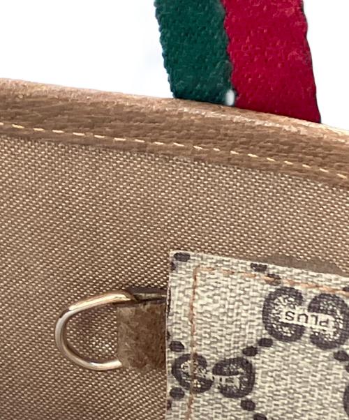 GUCCI PLUS（グッチ プラス）GUCCI PLUS (グッチ プラス) トートバッグ ベージュの古着・服飾アイテム