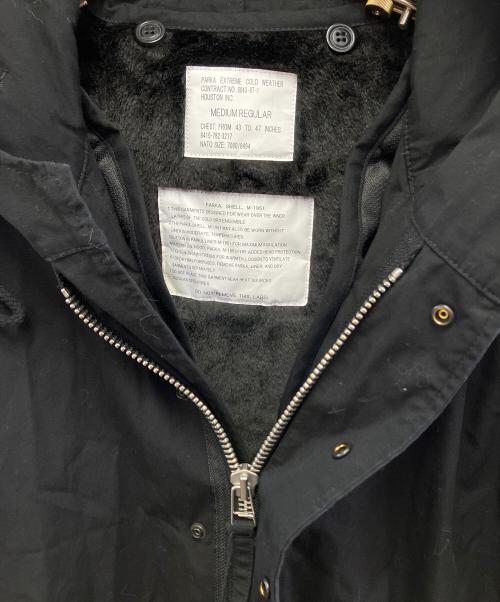 HOUSTON（ヒューストン）HOUSTON (ヒューストン) ライナー付コート ブラック サイズ:Mの古着・服飾アイテム