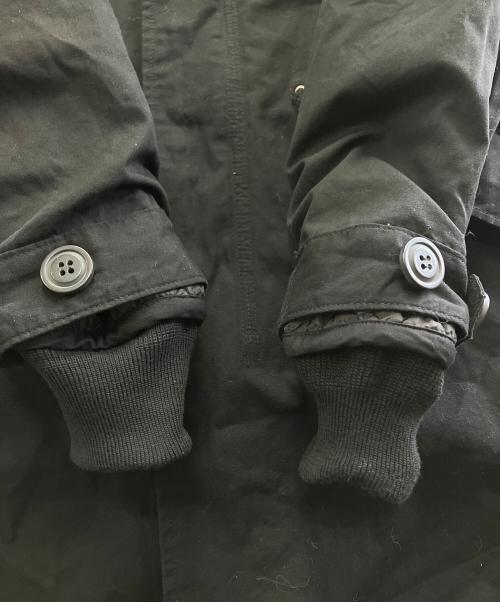 HOUSTON（ヒューストン）HOUSTON (ヒューストン) ライナー付コート ブラック サイズ:Mの古着・服飾アイテム