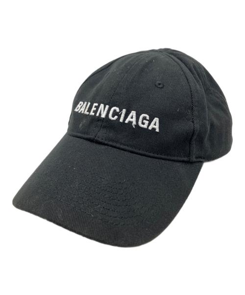 BALENCIAGA（バレンシアガ）BALENCIAGA (バレンシアガ) キャップ ブラックの古着・服飾アイテム