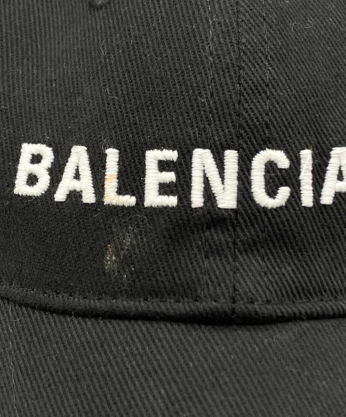 BALENCIAGA（バレンシアガ）BALENCIAGA (バレンシアガ) キャップ ブラックの古着・服飾アイテム