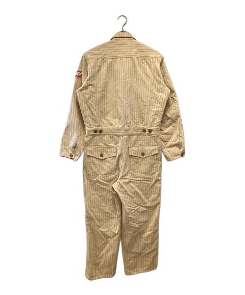 Coca Cola（コカコーラ）Coca Cola (コカコーラ) つなぎ ベージュ サイズ:Lの古着・服飾アイテム