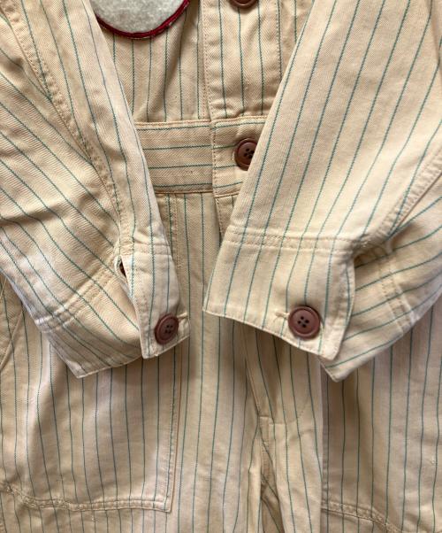 Coca Cola（コカコーラ）Coca Cola (コカコーラ) つなぎ ベージュ サイズ:Lの古着・服飾アイテム