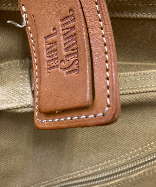 HARVEST LABEL（ハーヴェストレーベル）HARVEST LABEL (ハーヴェストレーベル) ブリーフケース ベージュ×ブラウンの古着・服飾アイテム