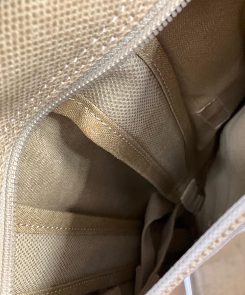 HARVEST LABEL（ハーヴェストレーベル）HARVEST LABEL (ハーヴェストレーベル) ブリーフケース ベージュ×ブラウンの古着・服飾アイテム