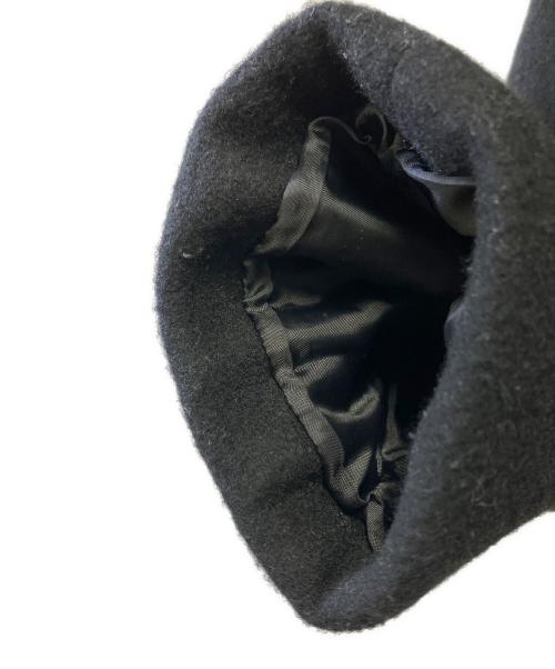 BURBERRY BLUE LABEL（バーバリー ブルー レーベル）BURBERRY BLUE LABEL (バーバリー ブルー レーベル) ライトビーバーステンコート ブラック サイズ:38の古着・服飾アイテム