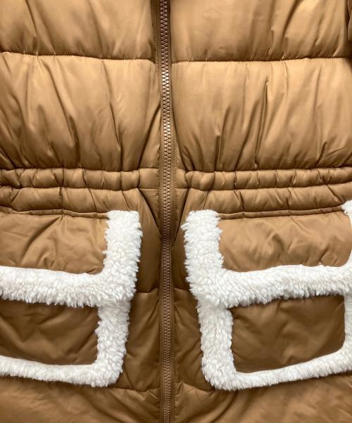 UGG（アグ）UGG (アグ) Amal Plushseam Puffer Coat ブラウン サイズ:XSの古着・服飾アイテム