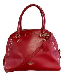 COACH（コーチ）の古着「2WAYバッグ」｜レッド