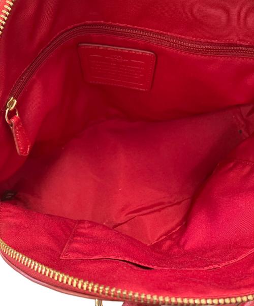 COACH（コーチ）COACH (コーチ) 2WAYバッグ レッドの古着・服飾アイテム