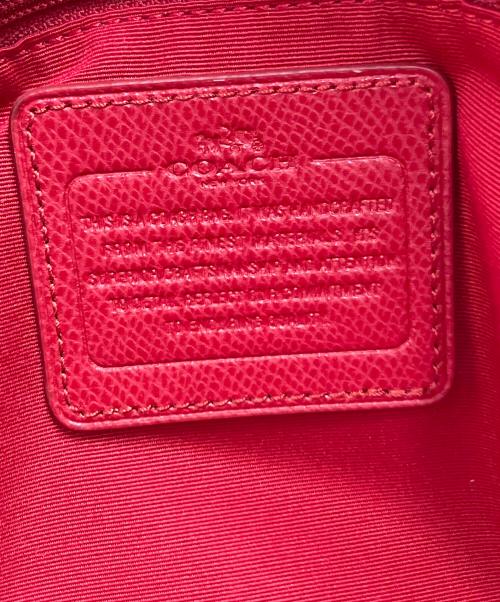 COACH（コーチ）COACH (コーチ) 2WAYバッグ レッドの古着・服飾アイテム