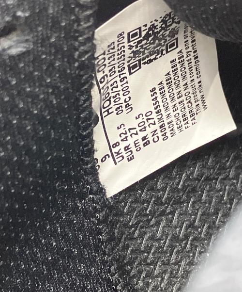 NIKE（ナイキ）NIKE (ナイキ) スニーカー ブラック サイズ:27の古着・服飾アイテム