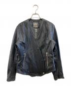KADOYAカドヤ）の古着「ライダースジャケット」｜ブラック