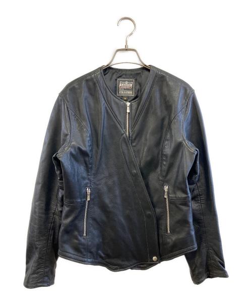 KADOYA（カドヤ）KADOYA (カドヤ) ライダースジャケット ブラック サイズ:Mの古着・服飾アイテム