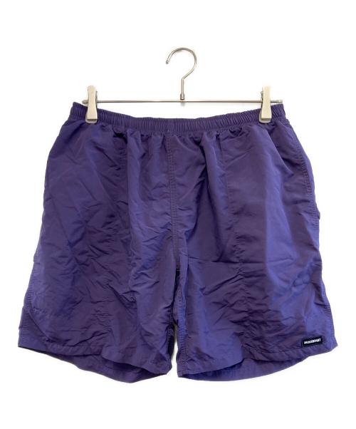 DESCENDANT（ディセンダント）DESCENDANT (ディセンダント) ナイロンハーフパンツ パープル サイズ:2の古着・服飾アイテム